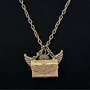 Envelope Locket Necklace